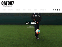 Tablet Screenshot of cato87.com